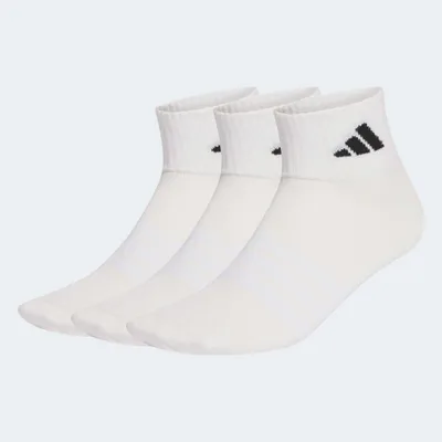 Produktbild von adidas Unisex Thin&Light Sportswear Ankle Socks 3 Pair Pack, white/white/black,