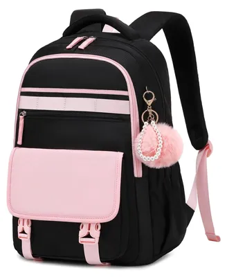 Image de Sac à dos scolaire léger avec compartiment pour ordinateur portable et conception résistante à l'eau