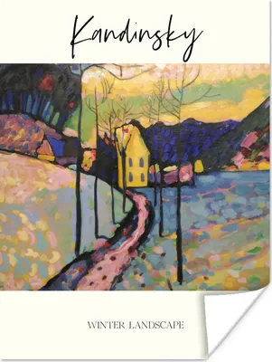 Produktbild von MuchoWow® Poster Winterlandschaft - Wassily Kandinsky 120x160 cm - Wandbilder