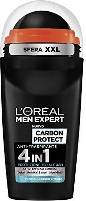 Produktbild von L’Oréal Paris Men Expert Carbon Protect, Männer, Antitranspirant, Roll-on Deodorant, Box, 50 ml, 48 h