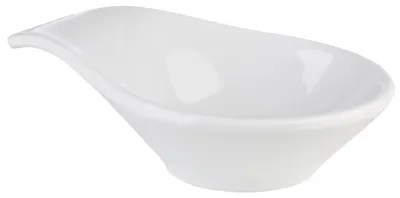 Produktbild von APS 79039 Schälchen FRIENDLY, hergestellt aus em Kunststoff (PET), 11,5 x 7,5 cm, Höhe 3 cm, 60 ml,  Germany, weiß, 12 Stück