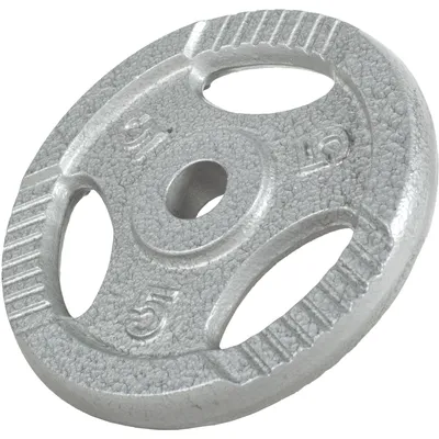 Obrázok produktu pre Gorilla Sports Liatinový činkový kotúč, 5 kg
