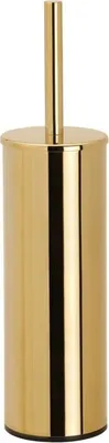 Produktbild von BILLO WC-Bürstengarnitur Messing Gold poliert 105x95x380 mm für Bad & WC >> zum Bohren