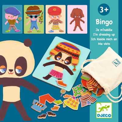 Obrázek produktu pro Vzdělávací hračky Dress Up Bingo, Djeco