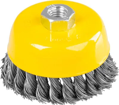 Immagine prodotto di Spazzola Strend Pro TCB-500 100 mm, a tazza, a treccia, M14x2, filo 0,35 mm