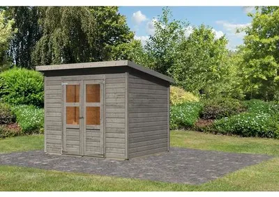Produktbild von Gartenhaus Karibu Klosterburg 5 265 x 236 cm grau