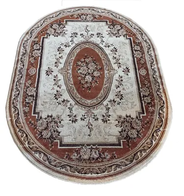 Image de Tapis EXCLUSIVITÉ N° 04 ovale marron 200 x 290 cm