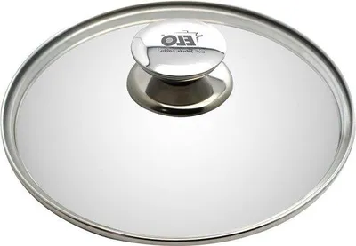 Produktbild von Famanu Glasdeckel mit Edelstahlrand - 32 cm