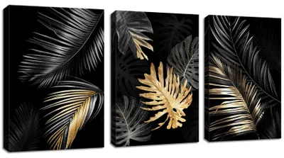 Obrázek produktu pro Sada tří moderních obrazů na plátně, rozměry 40 x 60 cm
