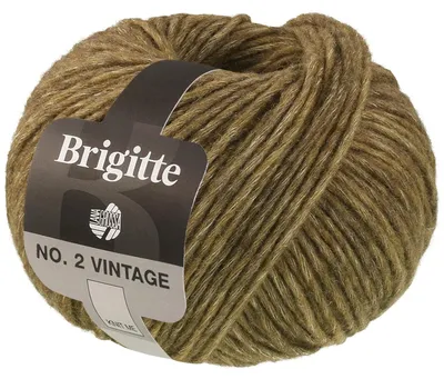 Produktbild von Lana Grossa - Brigitte No. 2 Vintage 0216 dunkeloliv meliert
