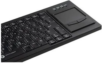 Produktbild von GETT Cleantype Xtra Touch Tastatur mit Touchpad USB Farbe schwarz Layout