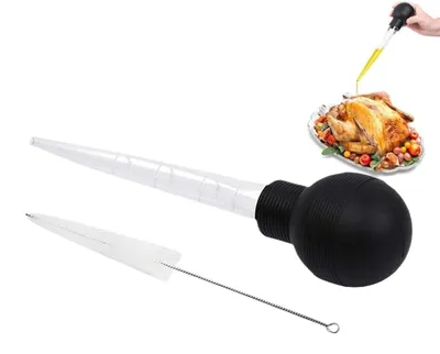 Imagen del producto de Inyector manual para salsa de carne, ideal para cocinar