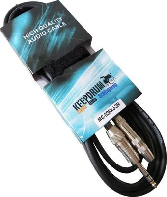 Obrázek produktu pro keepdrum MC036XJ 3m prodlužovací kabel pro sluchátka 6,3 mm