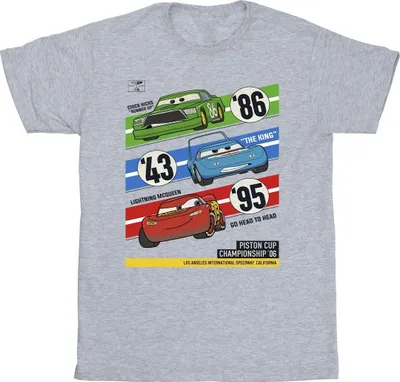 Produktbild von Disney - "Cars Piston Cup Champions" T-Shirt für Herren BI17635 (L) (Grau)