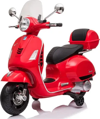 Obrázok produktu pre Detský elektrický skúter 6V - Vespa GT - 3 až 6 rokov - so svetlometom - červený