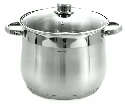 Produktbild von Edelstahl-Topf mit Deckel, 10L Fassungsvermögen
