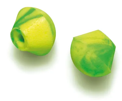 Produktbild von Moldex Ersatzstöpsel für Gehörschutzbügel WaveBand und Jazz-Band, Blisterverpackung, Grün, Gelb