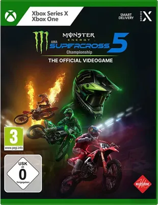 Produktbild von GAME Monster Energy Supercross 5 (XSX), Xbox Series X, E (Jeder), Physische Medien