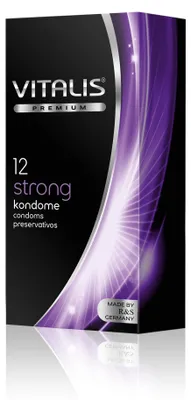 VITALIS Vitalis 12 Premium Condoms Strong - Extra strong for a safer – immagine 1