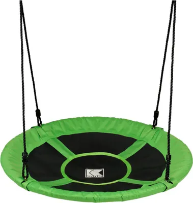 Image de KETTLER Balançoire nid vert - 100cm x 176cm, hauteur adaptable, résistant aux intempéries