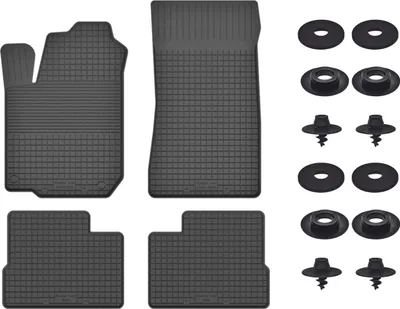 Produktbild von Gummimatten Mit Stoppern Für: Fiat Bravo Ii (2007-2012) Schwarz Set