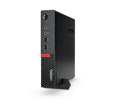 Produktbild von Lenovo ThinkCentre M710q | Mini-PC | Intel Core i5-7400T | 4 x bis zu 3,00 GHz | 8 GB RAM | 256 GB SSD | Win 11 Pro | Norton 360 | Schwarz