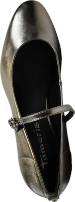 Produktbild von Tamaris Damen Pumps moderne Riemchenpumps Blockabsatz 1-22312-43, Größe:38 EU, Farbe:Silber