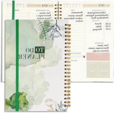 Produktbild von Tagesplaner Notizbuch A5 60 Seiten