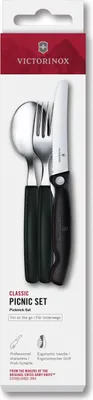 Obrázek produktu pro Victorinox Classic, sada nožů, 3 kusů - černá barva