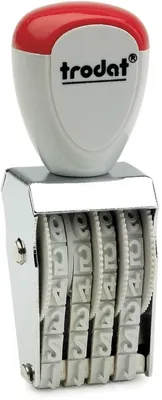 Produktbild von WEDO Stempel Zahlen 5mm 4stellig. 1554