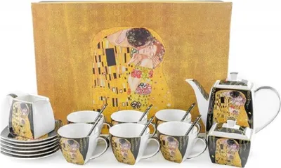 Immagine prodotto di HOME ELEMENTS Set da tè  15 pezzi, Klimt, Kiss dark