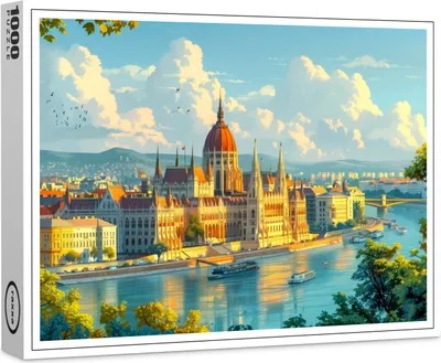 Produktbild von raxxa Premium-Puzzle "Budapest", 1000 Teile