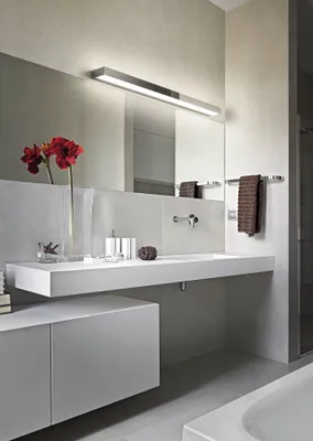 Obrázek produktu pro LED světlo nad zrcadlo TRIO 283919006 ROCCO IP44 13 W 1400 lm 3000 K chrom se směrem světla nahoru/dolů