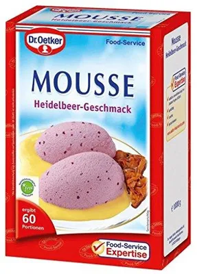 Immagine prodotto di Mousse al gusto di mirtillo Dr. Oetker 1 kg, confezione da 1 (1 x 1 kg)