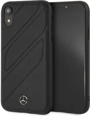 Zdjęcie produktu dla Apple Navy Mercedes-Benz Back Cover dla iPhone XR - New Organic