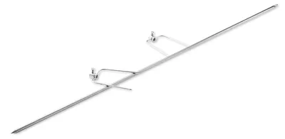Produktbild von DEOS Grillspieß aus Edelstahl mit zwei Fleischgabeln 75 cm