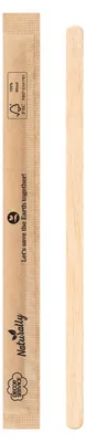 Produktbild von 500x Rührstäbchen aus Holz in Papier gehüllt 14cm