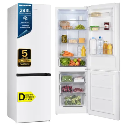 Produktbild von Heinner HCNF-HM293INVD Kühl-Gefrierkombination 293 L, No Frost, Inverter, Weiß