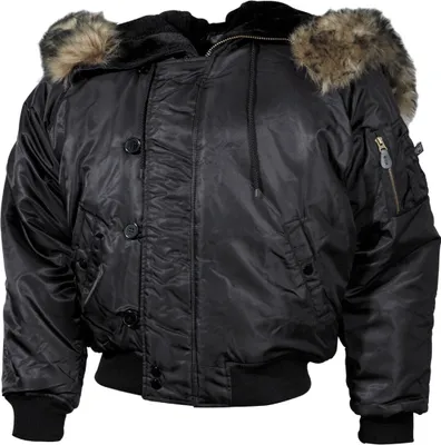 Produktbild von MFH US Polarjacke N2B, dick gefüttert, schwarz