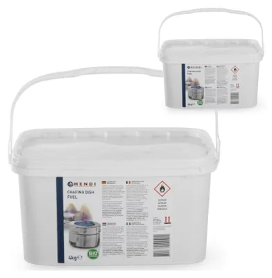 Zdjęcie produktu dla Pasta Etanol Do Podgrzewaczy Gastronomicznych - Zestaw 2 X 4 Kg - Hendi 190029