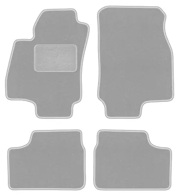 Obrázok produktu pre Velúrové autokoberce pre: Opel Astra G 1998-2009 (sedan/kombi/hatchback) – sada 4 ks, sivé, na mieru – Wielganizator OSLO