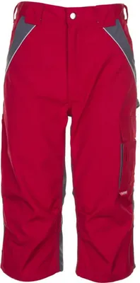 Produktbild von Größe L Herren Planam Plaline ¾-Hose rot schiefer Modell 2557
