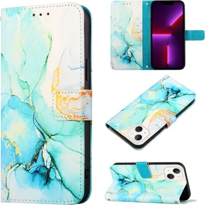 Produktbild von König Design Hülle kompatibel mit Apple iPhone 13 Kunstleder Handyhülle - Handy Case Motiv 2