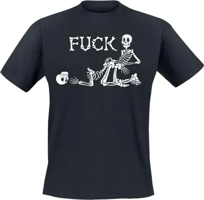 Produktbild von Sprüche T-Shirt Herren Fuck schwarz XXL