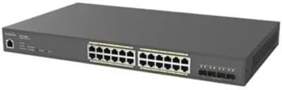 Obrázok produktu pre EnGenius ECS1528P, Riadený, L2+, Gigabit Ethernet (10/100/1000), Plne duplexný režim, Podpora napájania cez Ethernet (PoE), Inštalácia do Racku