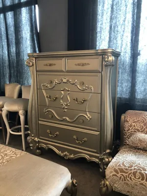Immagine prodotto di Cassettiera classica in stile barocco antico credenza cassettiera in vero legno mobile nuovo