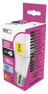 LED Lampe Classic A60 / E27 / 10,7 W (75 W) / 1 060 lm / Kaltweiß