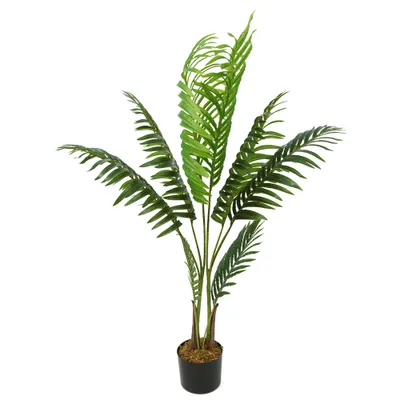 Produktbild von künstliche Pflanze 110cm Kunstpflanzen Kunstpalme groß Kunstpflanze Zimmerpflanze