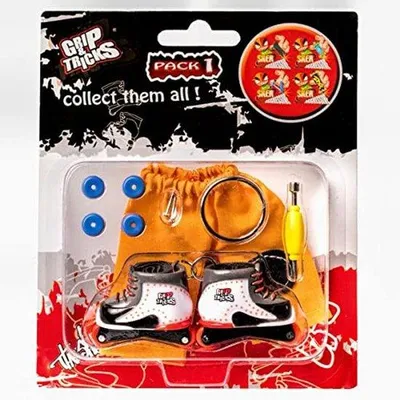Produktbild von Famanu Inline Finger Skates mit Mini Fingerboard Zubehör - Für Kinder ab 6 Jahren