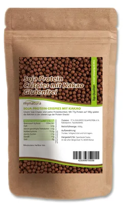 Produktbild von Mynatura Protein Soja Kakao Crispies – ab 1kg